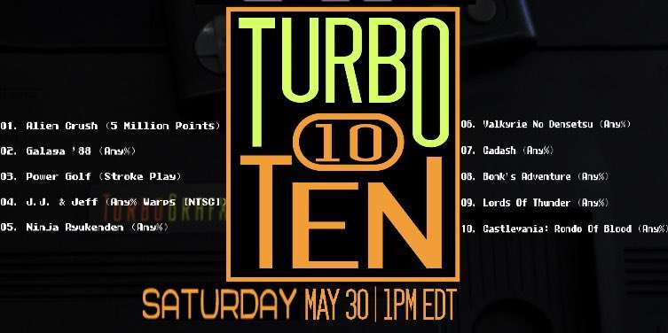 Retro Gaming Live TV's Turbo Ten Race